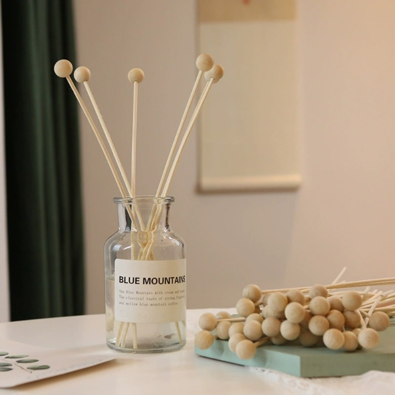 30Pcs/Lot Fireless Wood Ball A - đánh giá và giá Perfume Fragrance Stick